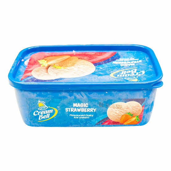 Creambell Magic Strawberry Tub Ice Cream 2L