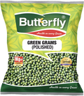 Butterfly Grains Polished Green Grams 249G