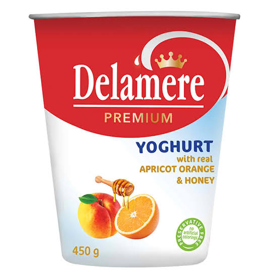 Delamere Premium Apricot Orange And Honey Yogurt 450G