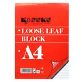 Kasuku Looseleaf Pad 50 Sheets A4