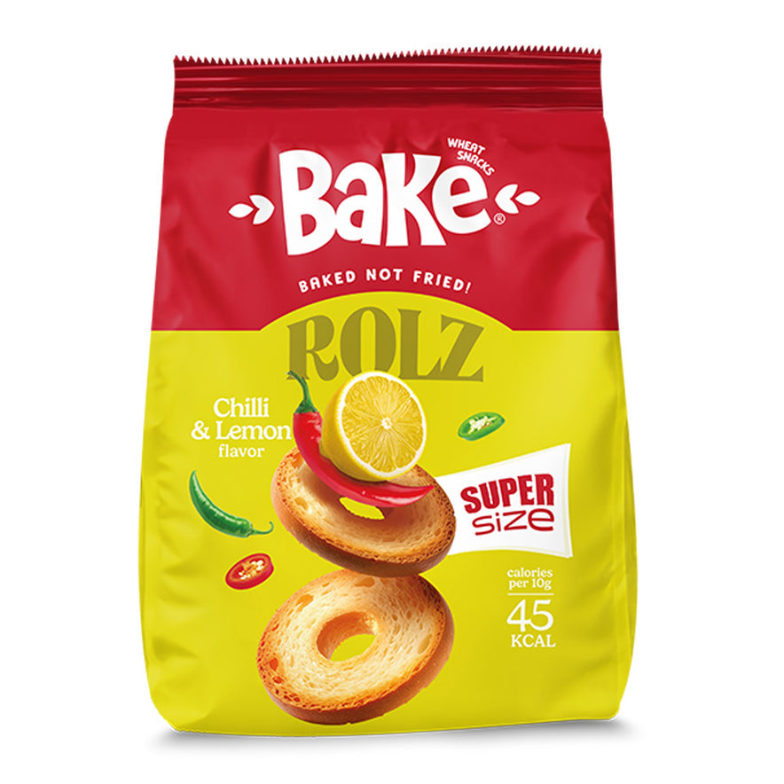 Bake Rolz Chilli Lemon 40Gm