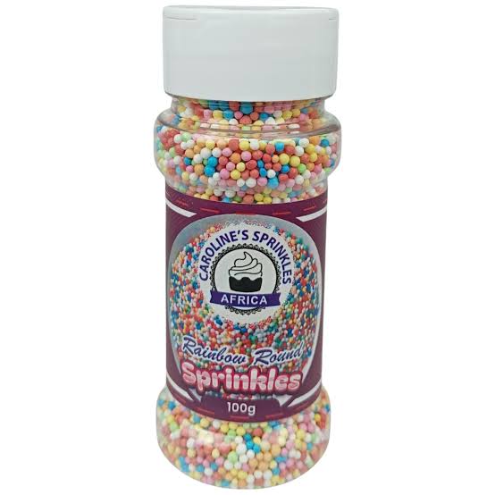 Carolines Rainbow Round Sprinkle 100G