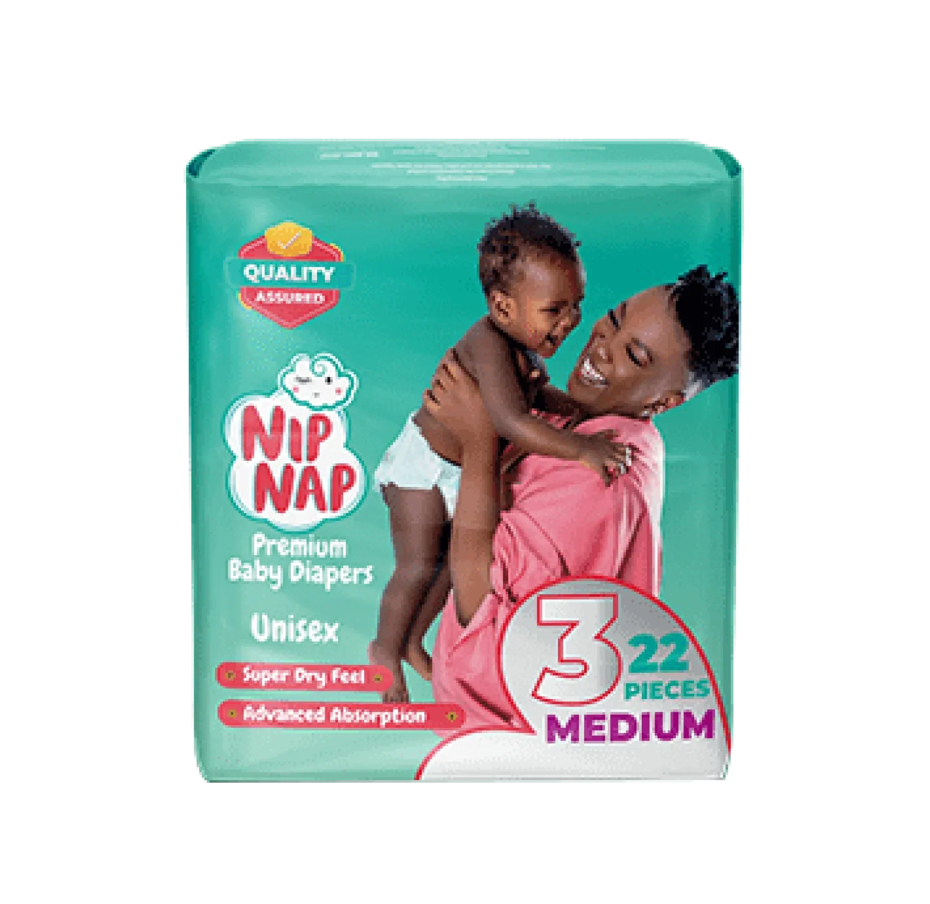 Nipnap Premium Baby Diapers Medium