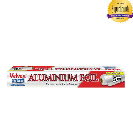 Velvex Aluminium Foil 30 Cm X 5 Mt