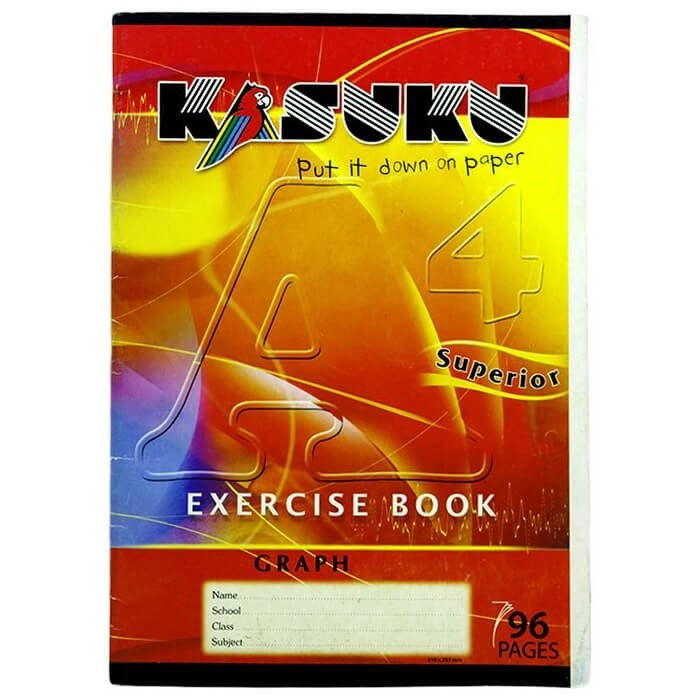 Kasuku Exercise Book Graph 96 Pages
