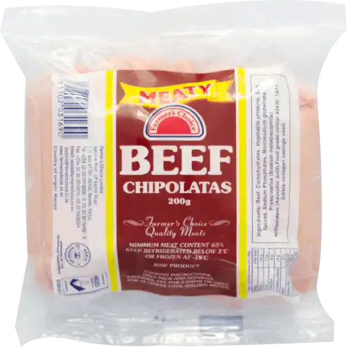 Farmers Choice Pork Chipolatas 246