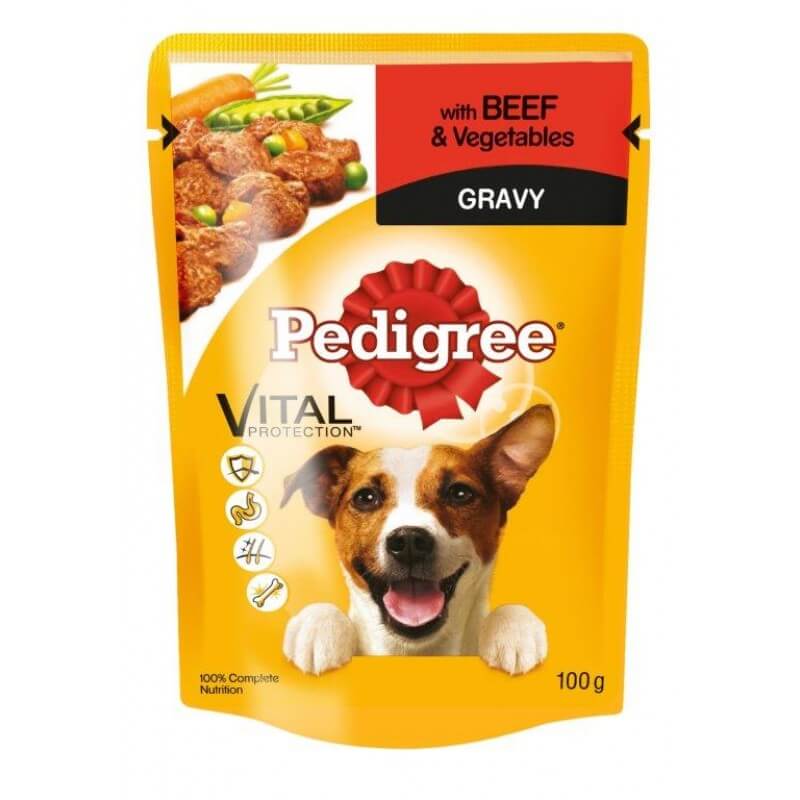 Pedigree Vital Protection Chicken And Vegetable In Gravy Dog Food
