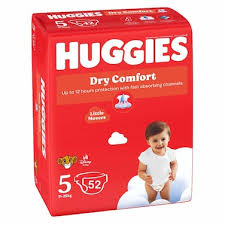 Huggies Dry Comfort 55 Diapers