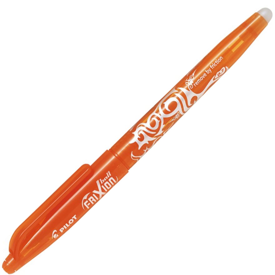 Pilot Frixion Rollerball Pen 0.7Mm Orange