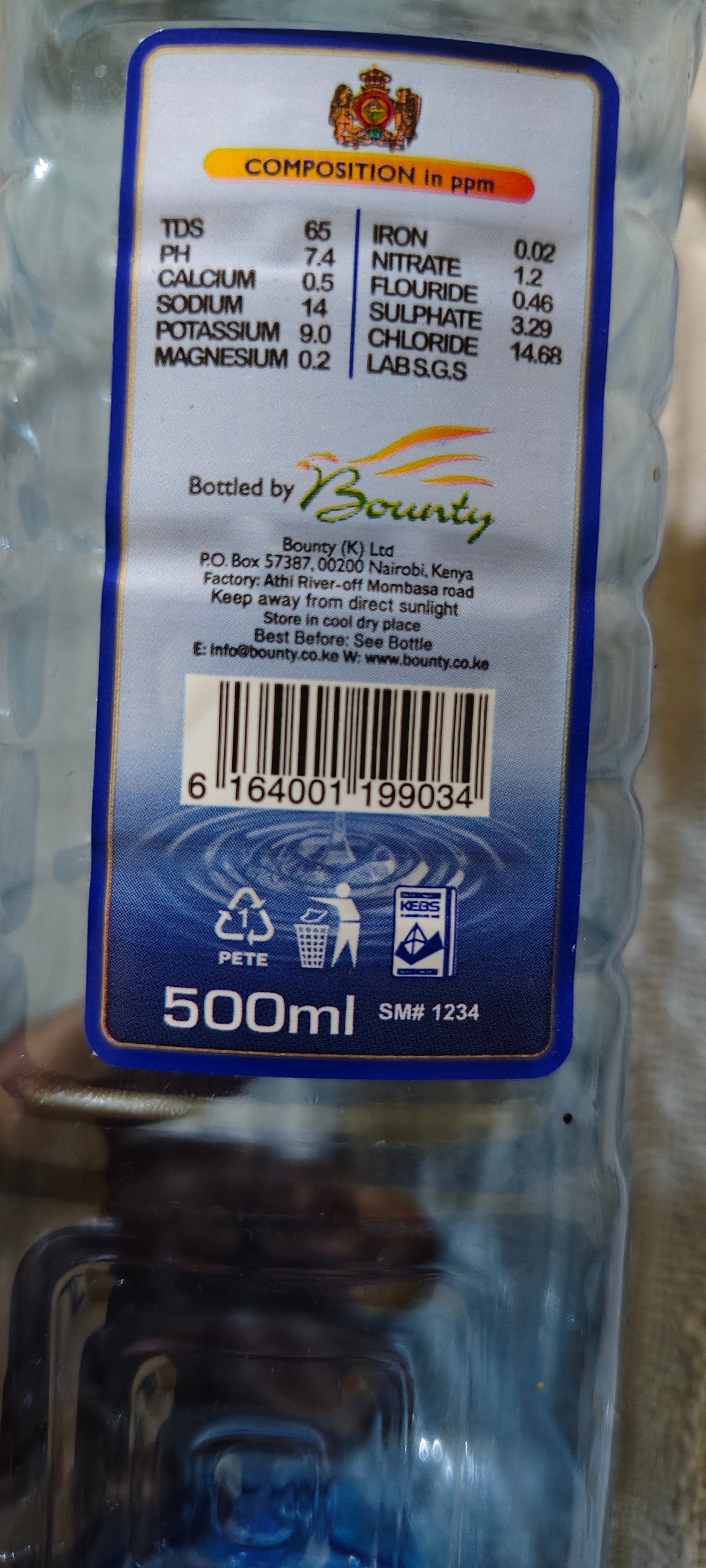 Brookside Mineral Water 500ml
