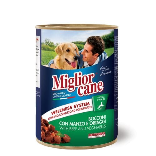 Migliorcane Canned Dog Food With Beef 405G