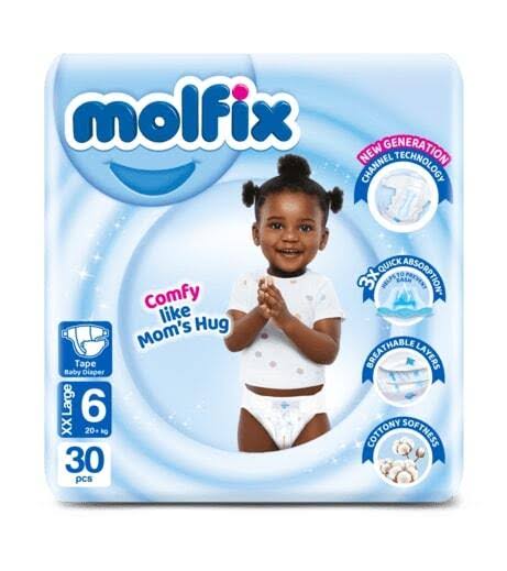 Molfix Diaper Xalarge No6 30X