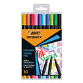 Bic Intensity Fineliner 10 Assorted B