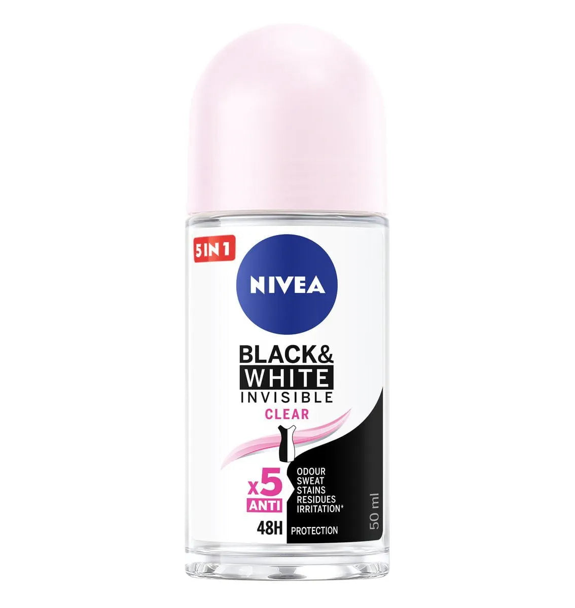 Nivea Deo Invisible Black And White Roll 50Ml