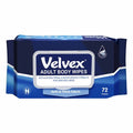 Velvex Adult Body Wipes 72S