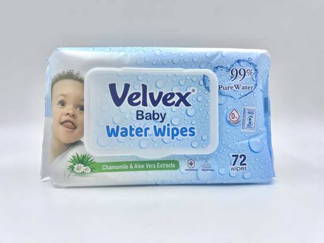 Velvex Baby Water Wipes 72S