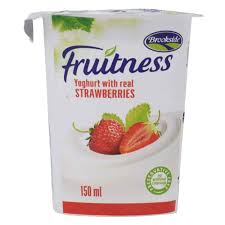 Brookside Fruitness Strawberry Yogurt 150Ml
