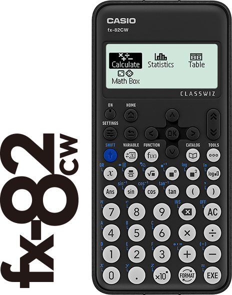 Casio Fx-82Cw Classiwiz Standard Scientific Calculators Black
