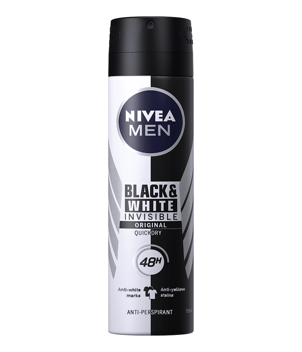 Nivea Deo Invisible Bw Men 150Ml