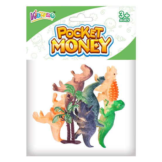Kidpro BC-804D Pocket Money Animal Set 3+ Years 7 Pieces