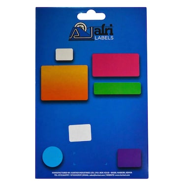 Afri Adhesive Label Fluo Green K65
