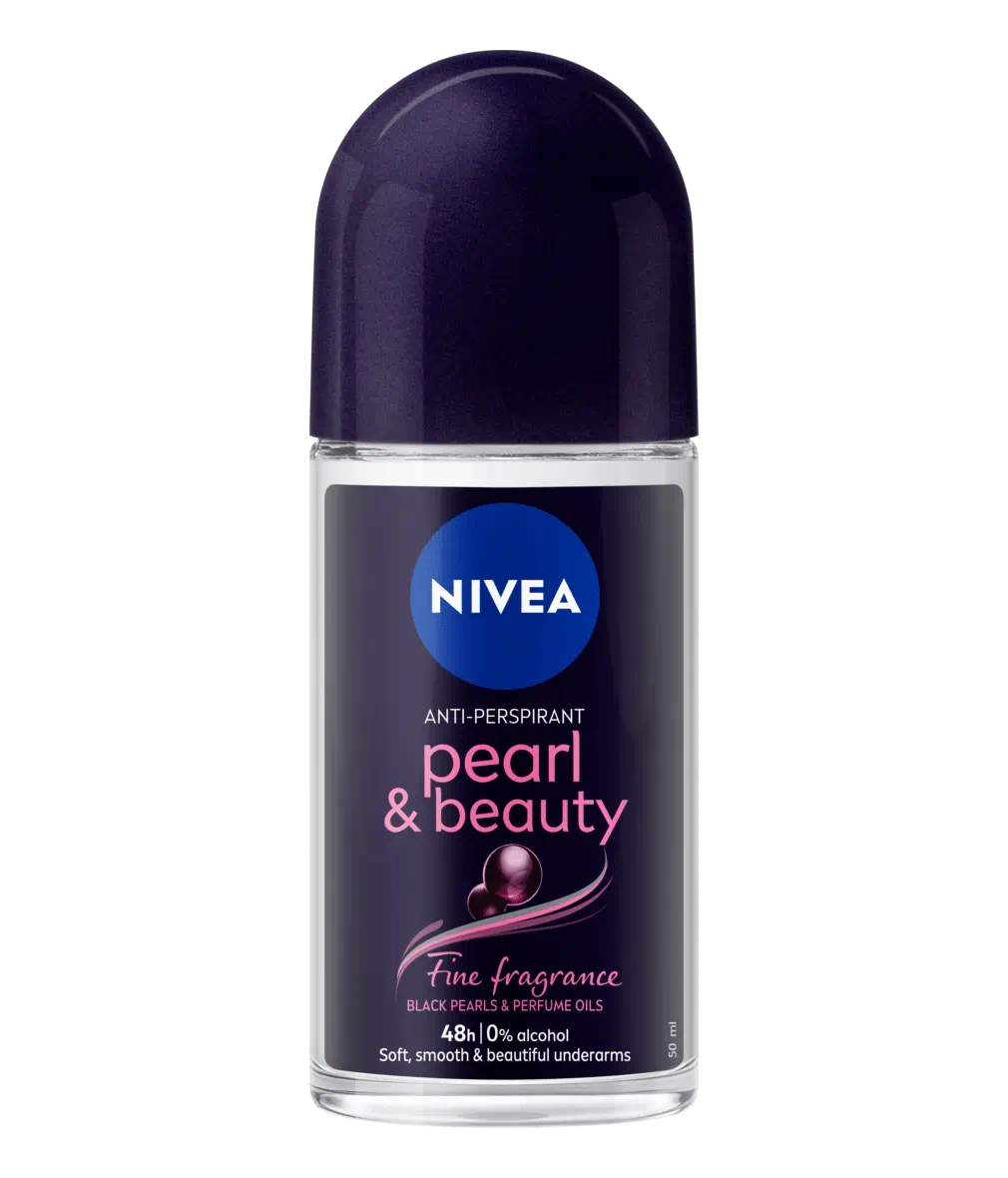 Nivea Pearl Beauty Black Antiperspirant Roll On Women 50Ml
