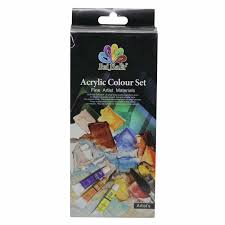 Levs Acrylic Paint 12Pc Qsa1212