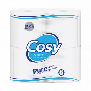 Cosy White Tissue 4 Pack