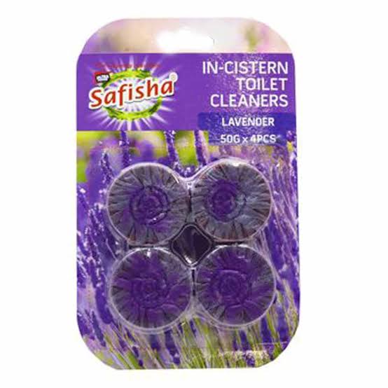 Safisha In-Cistern Toilet Block Lavender 50G X4