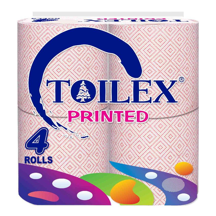 Toilex Toilet Tissue Printed