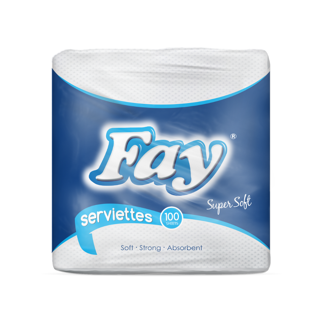 Fay Serviettes 1Ply White