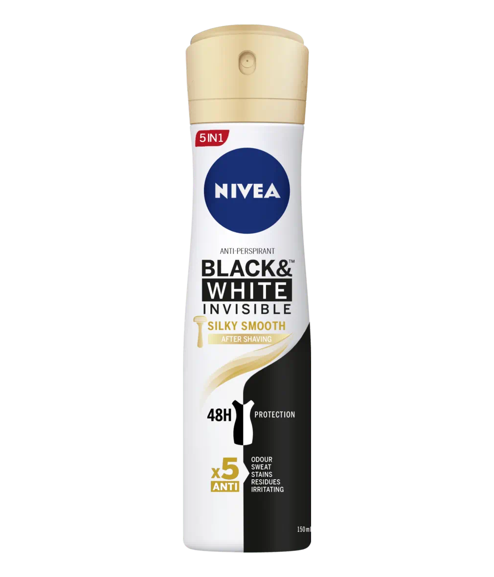 Nivea Deo Invisible Black And White Silky Smooth 150Ml