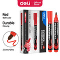 Deli Permanent Marking Ink Red Small