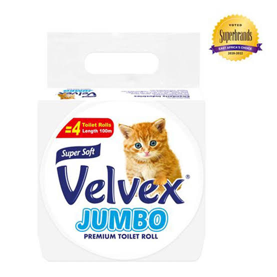 Velvex Jumbo Tissue Wrapped
