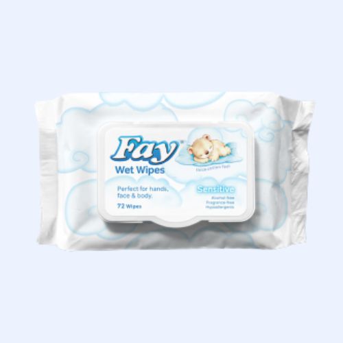 Fay Sensitive Wet Wipes
