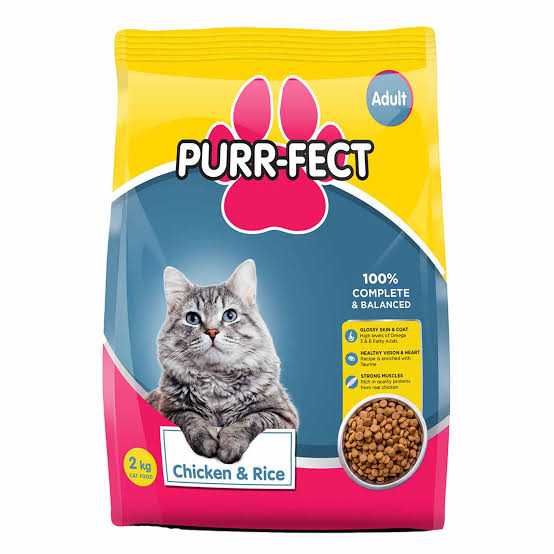Purr-Fect Adult Cat Food Chicken & Egg 2Kg