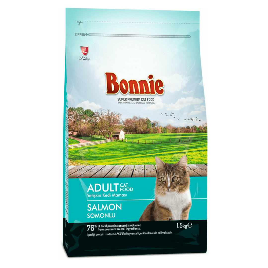 Bonnie Salmon Adult Cat Food 1.5Kg
