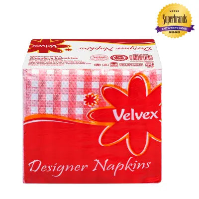 Velvex Designer Napkins Red