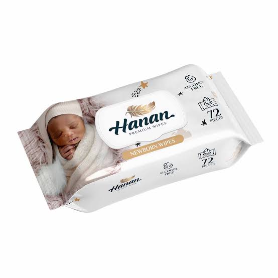 Hanan Water Wipes Newborn