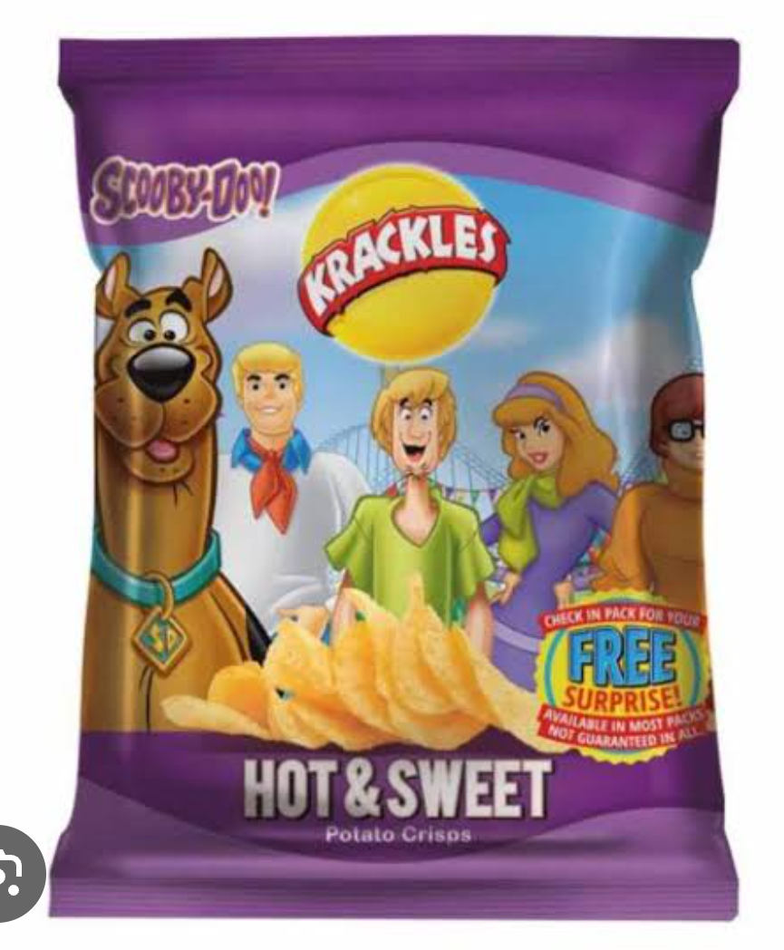 Krackles Toons Hot&Sweet 30G