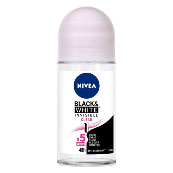 Nivea Invisible Black And White Roll On Clear W50Ml