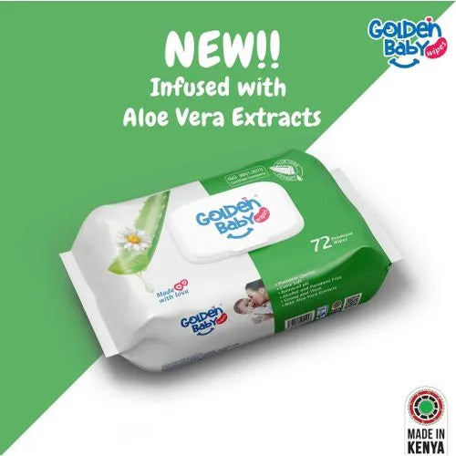 Golden Baby Wipes 72S
