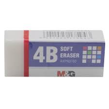 M&G AXP03760 4B Soft Eraser White