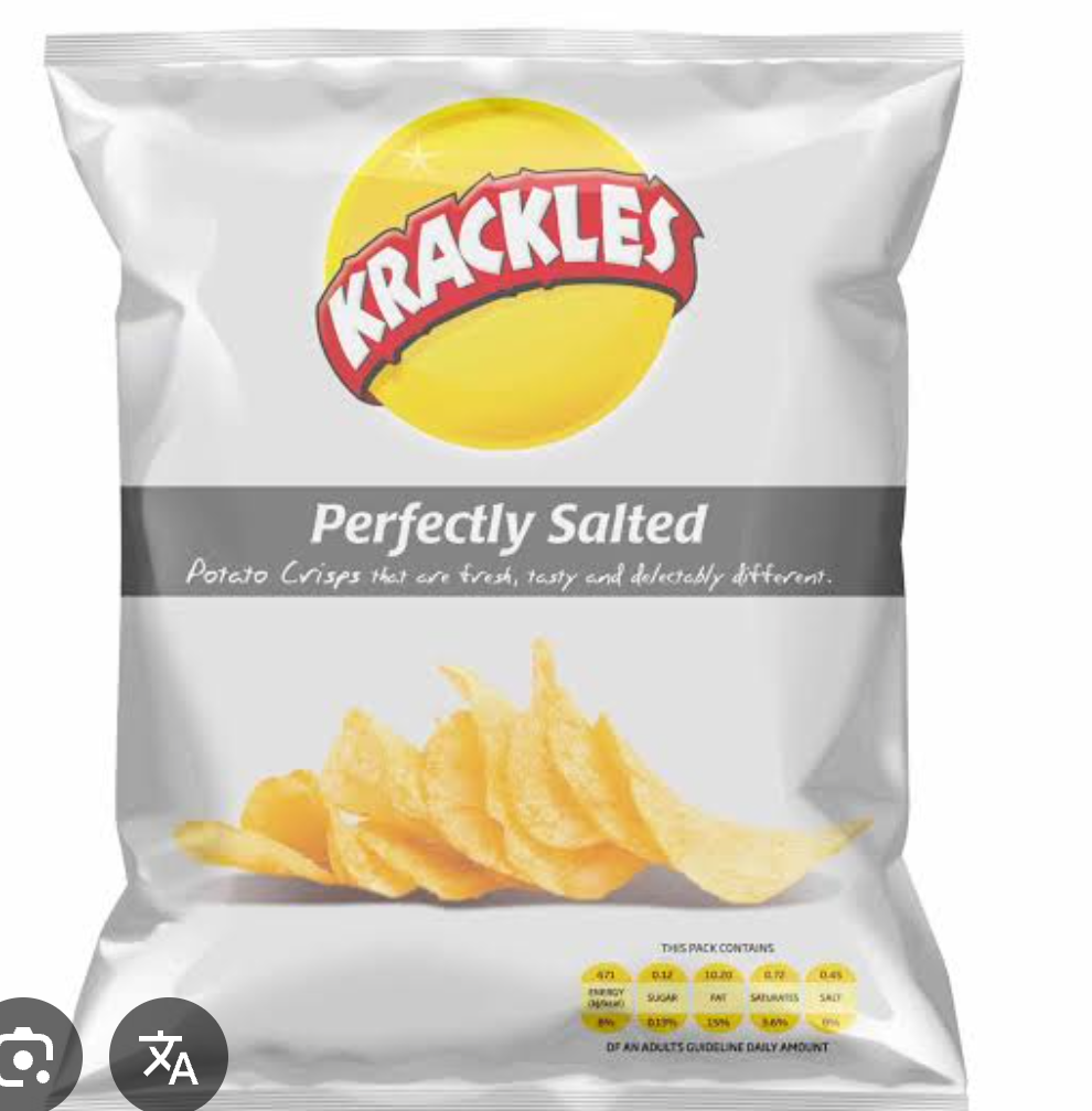 Krackles Perfectly Salted 125G