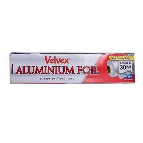 Velvex Aluminium Foil 45Cm X 30M
