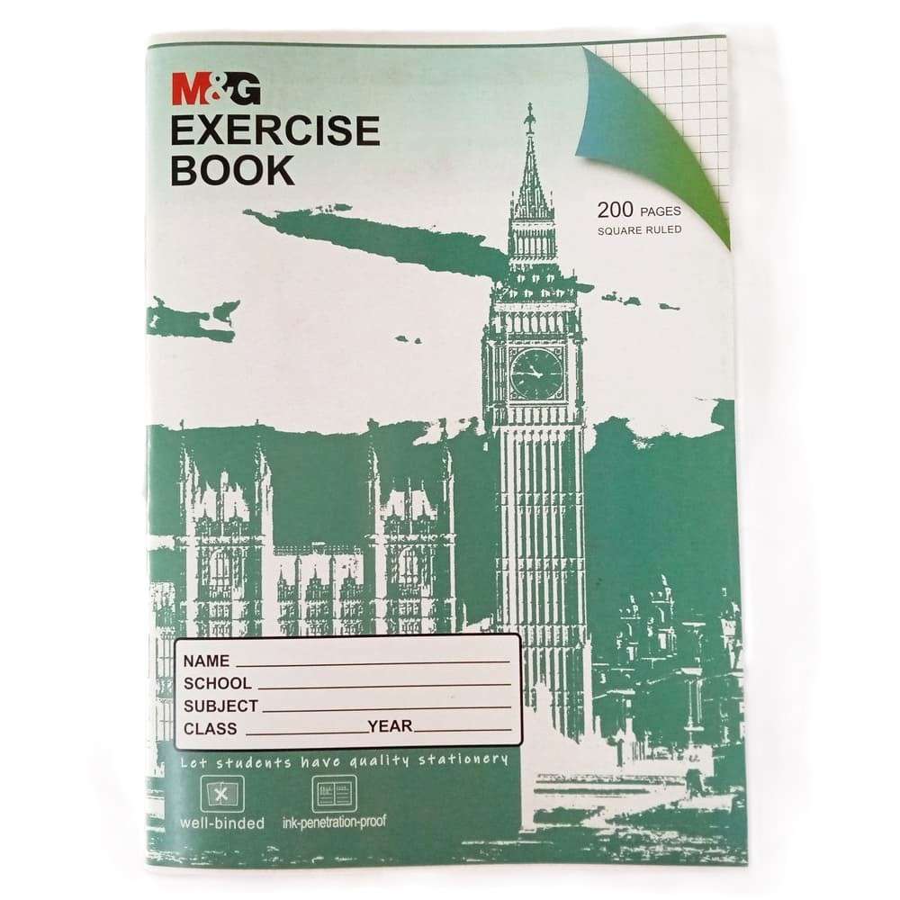 M&G Exercise Book A4 Single Line 200Pages 23M5F
