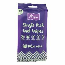 Aryuv Single Pack Wet Tissue Aloe