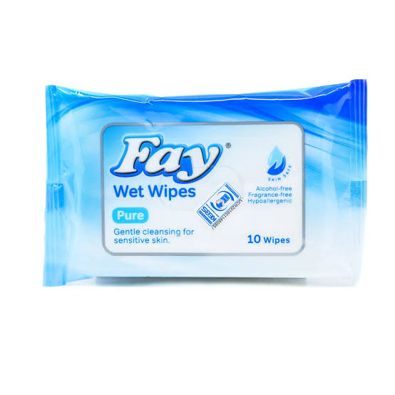 Fay Pure Wet Wipes 10S