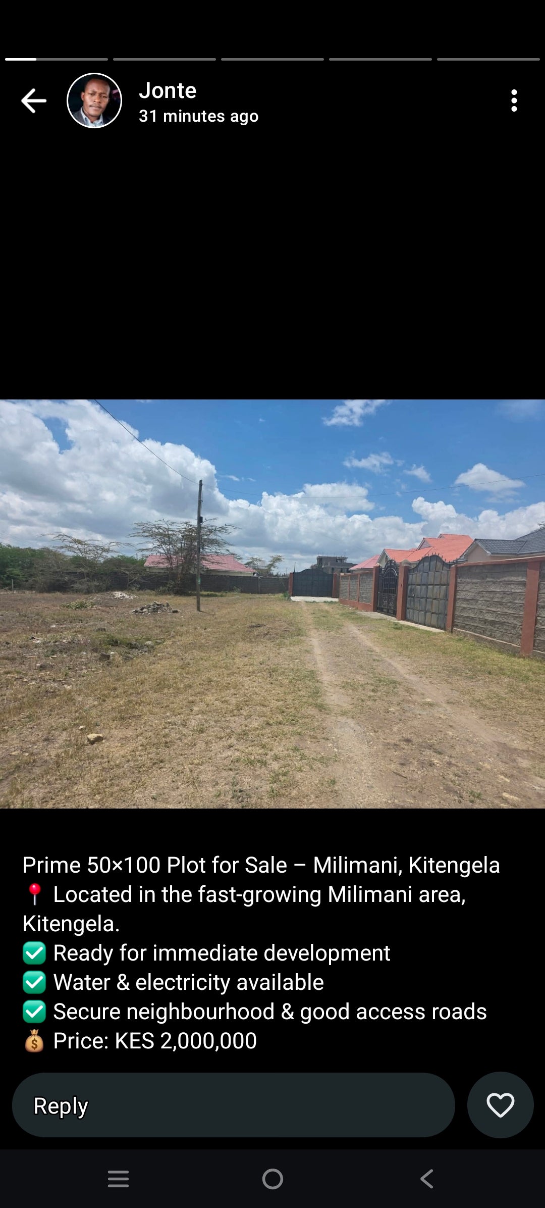 Prime 50×100 Plot for Sale - Milimani, Kitengela