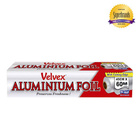 Velvex Aluminium Foil 45Cmx60M